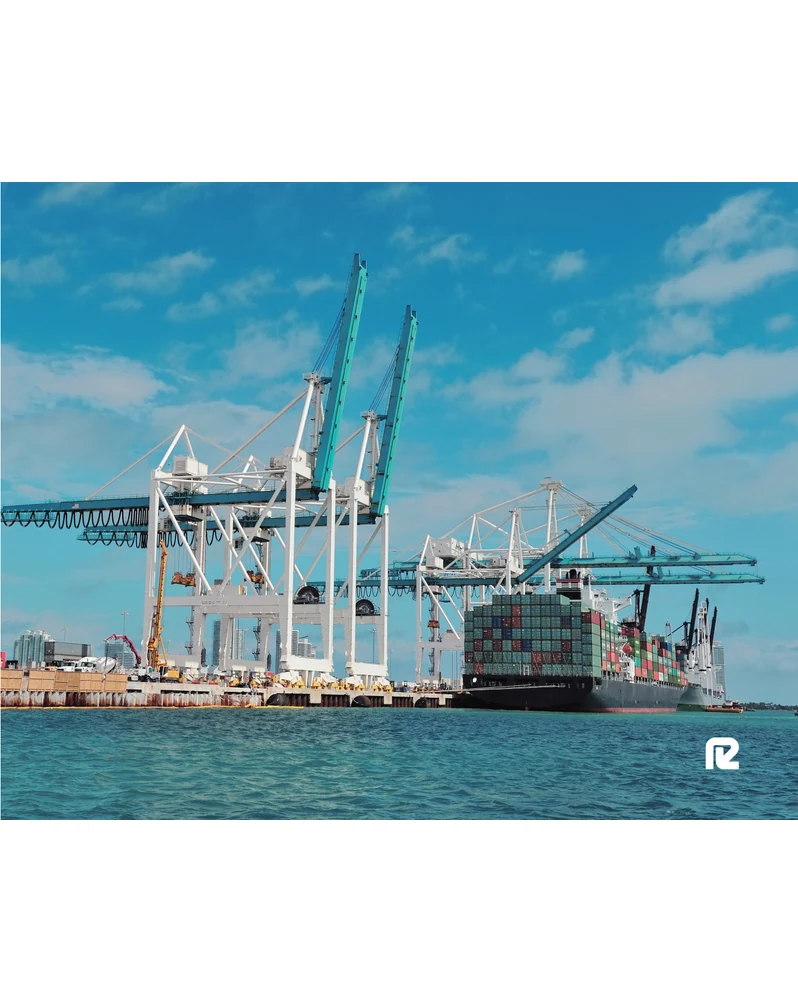 Merchant vessel alongside a commercial berth at the Port of Alexandria, Egypt